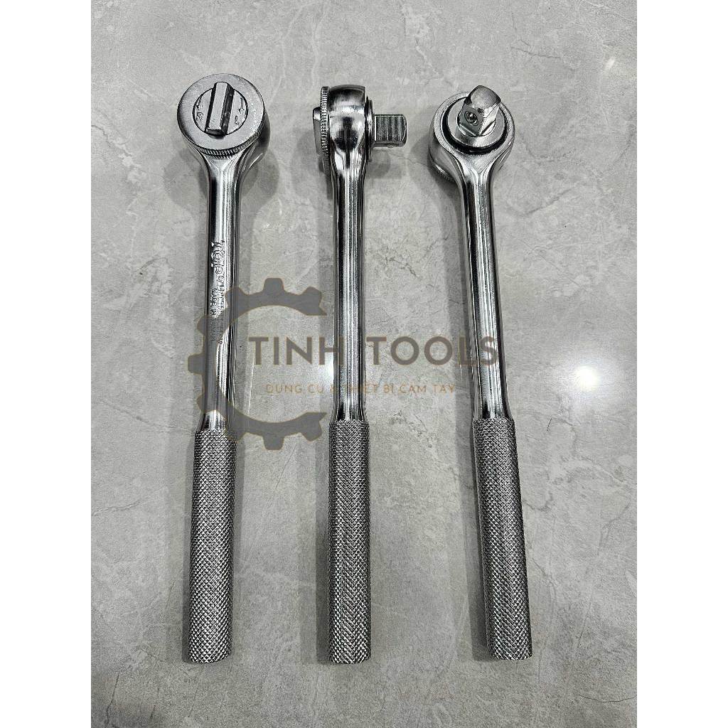 Cần tuýp tự động đầu tròn | Cần siết tự động hiệu TOP 1/2'', 1/4'' cao cấp thân bóng vặn bu lông 2 chiều chính hãng