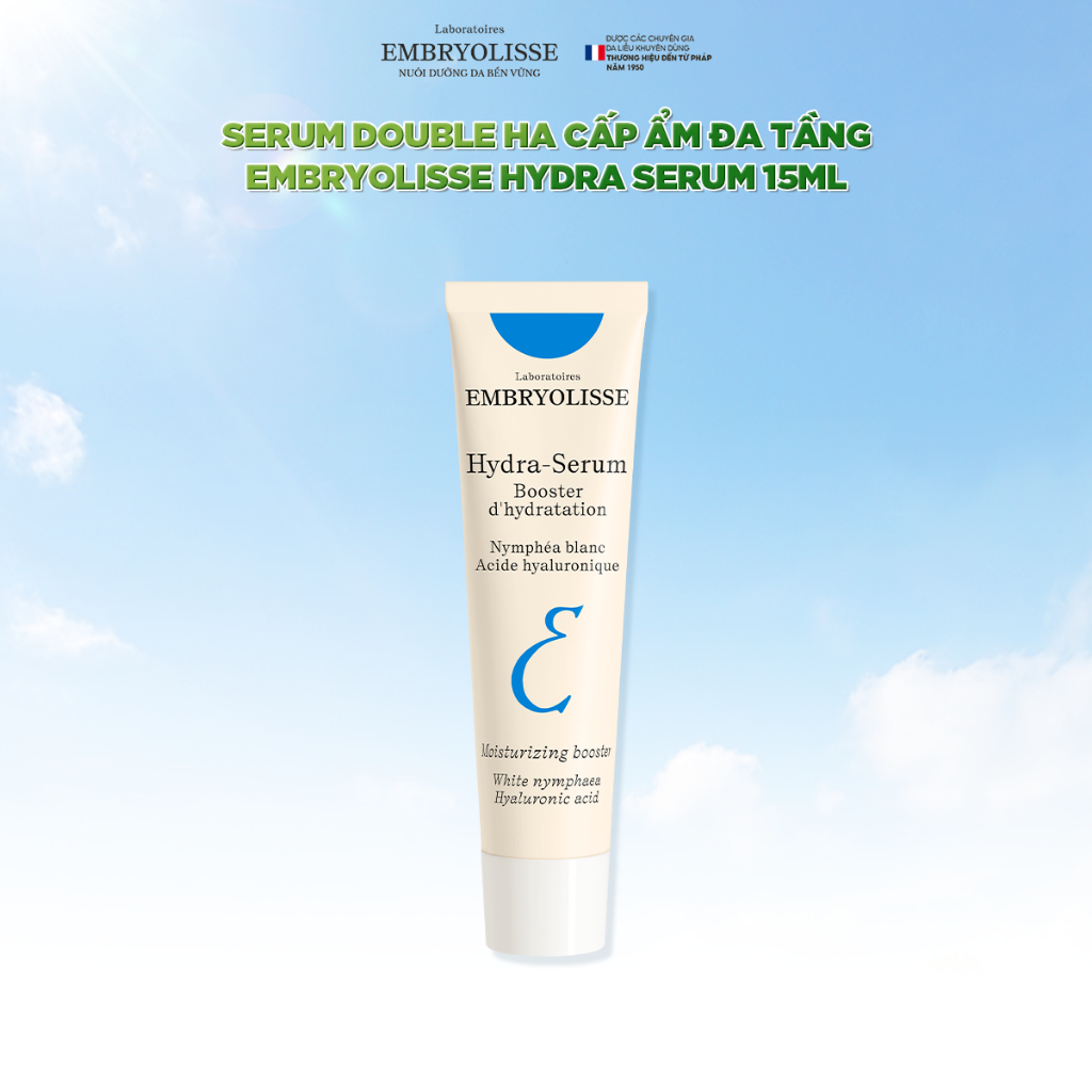 Ảnh DATE: 01/02/2026 Serum double HA cấp ẩm đa tầng Embryolisse Hydra Serum 15ml 2