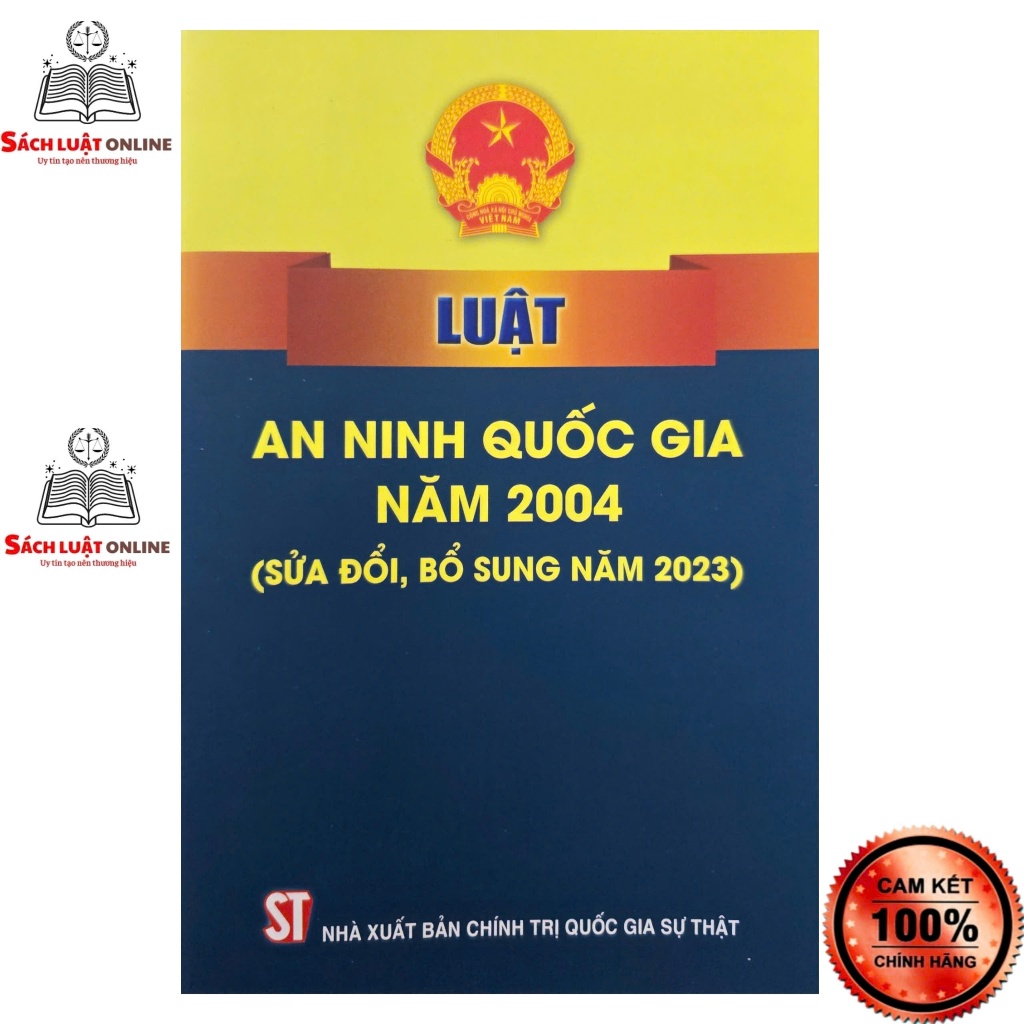 Sách - Luật an ninh quốc gia (NXB Chính trị quốc gia sự thật)