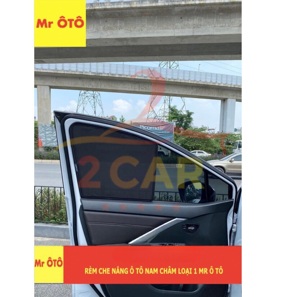 (  Loại 1) Rèm che nắng chống UV xe Xpander 2018- 2021, 2022, 2023,2024 có hút nam châm- Hàng MR Ô TÔ- BH 24 tháng