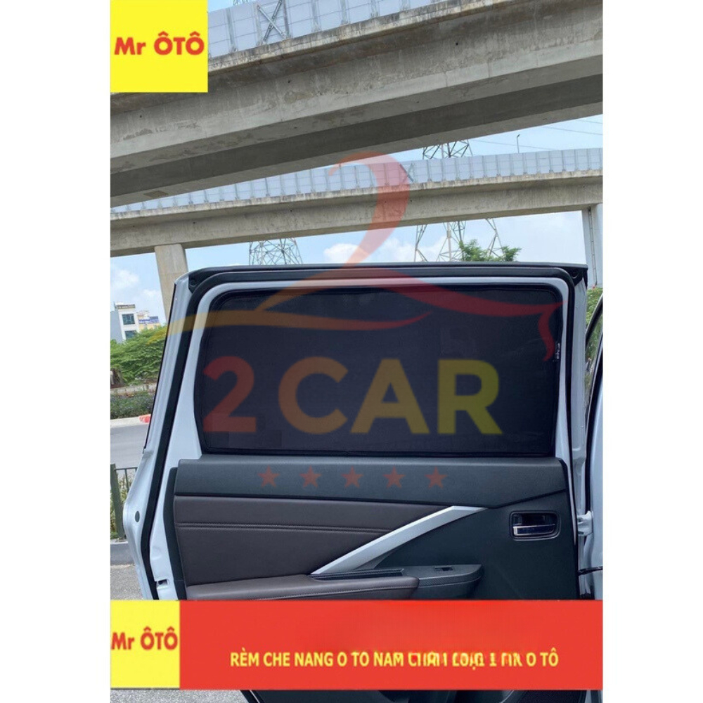 (  Loại 1) Rèm che nắng chống UV xe Xpander 2018- 2021, 2022, 2023,2024 có hút nam châm- Hàng MR Ô TÔ- BH 24 tháng