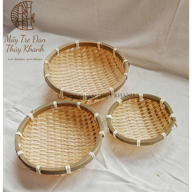 Rá tre rổ tre tí trang trí rổ rá đựng hạt hướng dương | Shopee Việt Nam