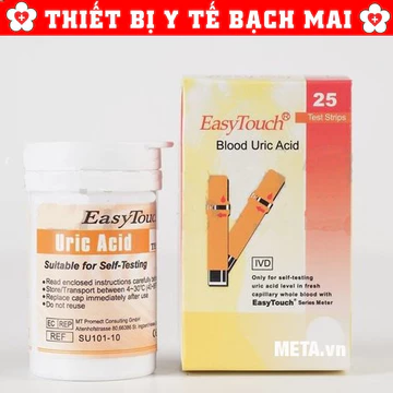 Que Thử Acid Uric [Gout] Cho Máy Đo Rossmax Easy Touch GCU ET322 [25 que]