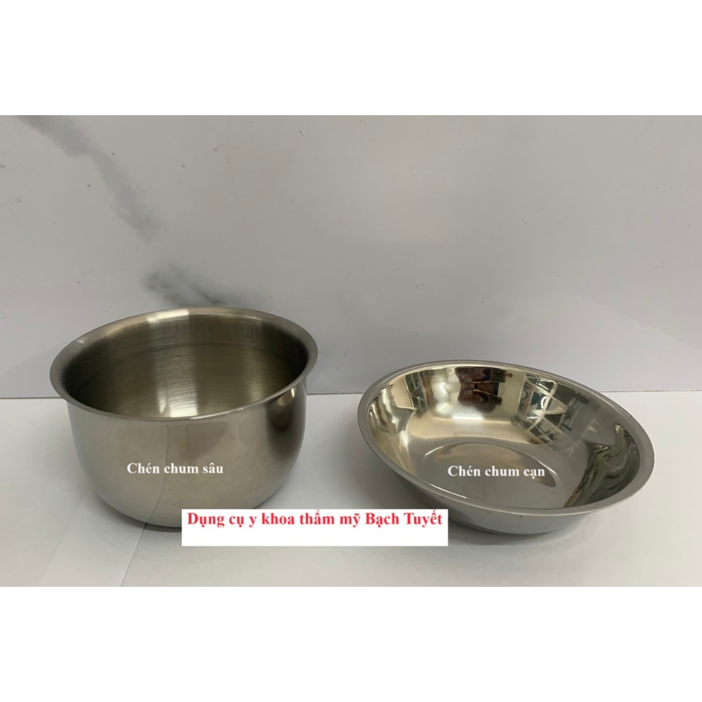 Chén chum inox sâu/ cạn ( chén số 3/ chén số 2) | Shopee Việt Nam