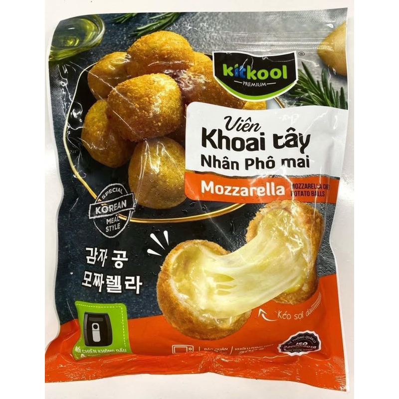 Viên Khoai Tây Nhân Phô Mai Mozzarella KitKool 300G ( Giao hàng hoả tốc ...