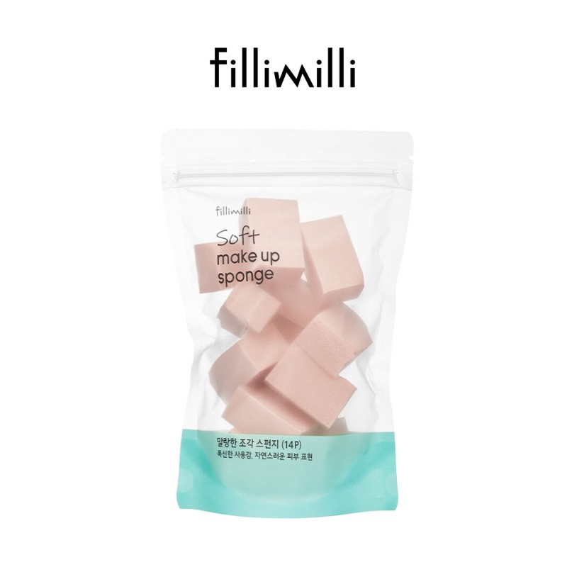 [Bill Oliveyoung] Mút tán nền Fillimilli Soft Make Up Sponge | Shopee ...