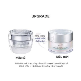 KEM ỐC SÊN DƯỠNG TRẮNG DA GOODAL PREMIUM SNAIL TONE UP CREAM HÀN QUỐC MẪU MỚI CHÍNH HÃNG