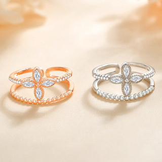 Women's 925 Silver Ring, adjustable by Xingyao's Choice