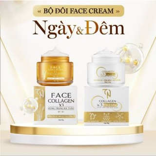Bộ Face Mặt Colagen x3 New 2024 Ngày Và Đêm.  Chăm sóc làm đẹp da Nữ SKINCARE Women