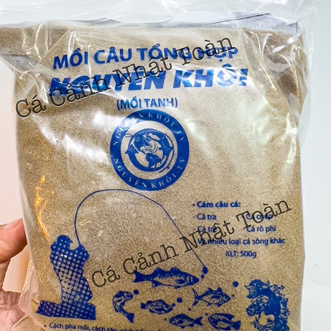 CÁM CÂU CÁ NGUYÊN KHÔI SIÊU NHẠY MỒI TANH (GÓI 500G)