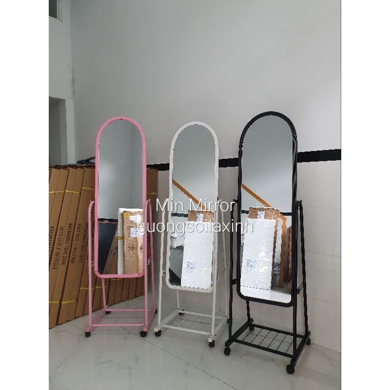 Gương Soi Toàn Thân Di Động có bánh xe hàng chuẩn đẹp loại 1