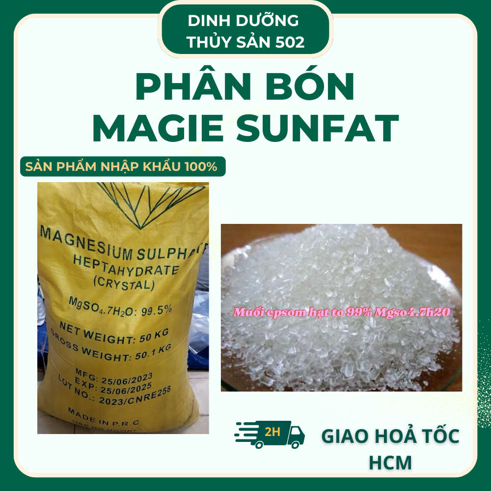 Bao 25kg - Mgso4.7h20 - magie sunfat - Giúp cây xanh lá – tăng sức ...