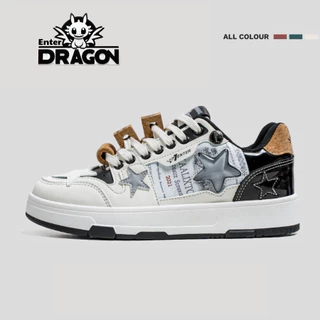 [Bản giới hạn] Giày thể thao sneaker nam nữ Unisex Enter Dragon White Wine ( Tặng kèm dây da + Vớ cotton F1 ENTER )