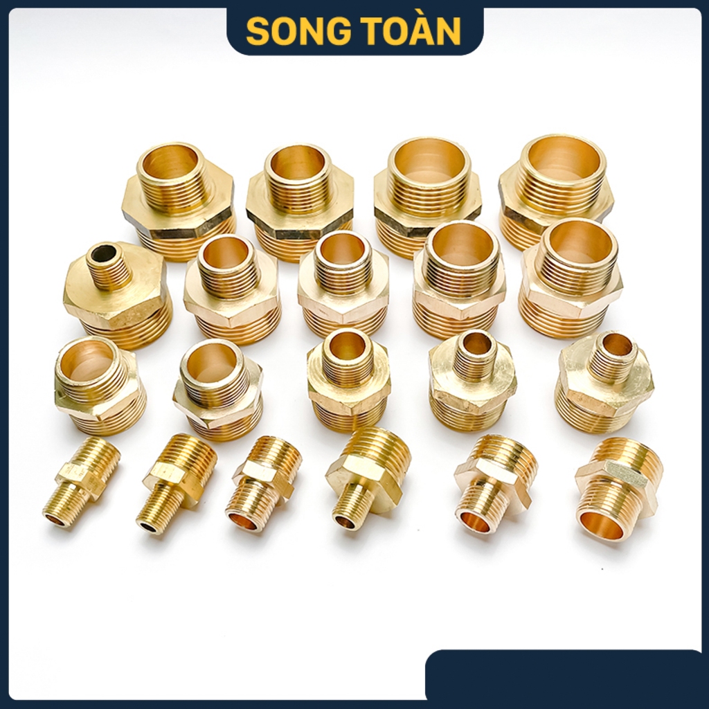 Kép Giảm 9.6 13 17 21 27 34 Ren Ngoài, Nối Thu Đồng Thau - Straight ...
