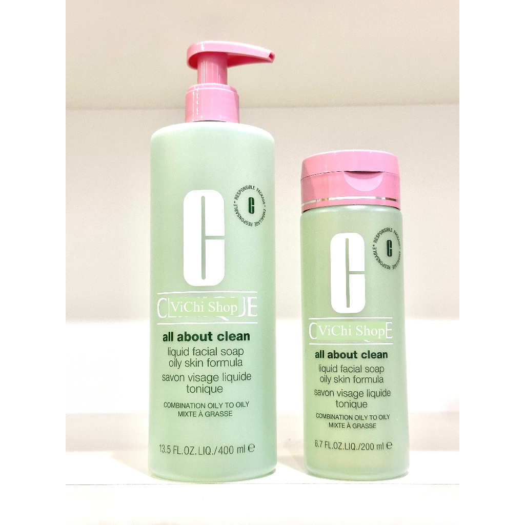 Sữa rửa mặt Clinique All About Clean liquid facial soap oily | Shopee ...