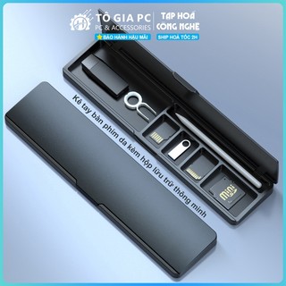 Kê tay bàn phím tích hợp hộp lưu trữ thông minh Pad Ergonomic, miếng đệm cổ tay bàn phím cơ layout 87% 94% full size