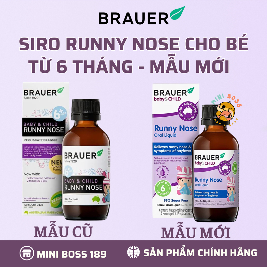 [Date 7/2026][Chính Hãng - Bay Air] Siro Runny Nose giảm sổ mũi, chảy ...