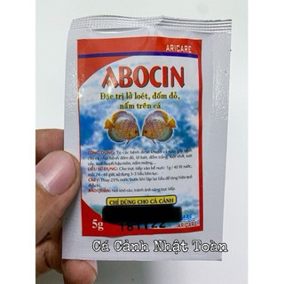 Abocin Arc Thái Lan diệt lỡ loét, đốm đỏ, nấm cho cá cảnh (5gram)