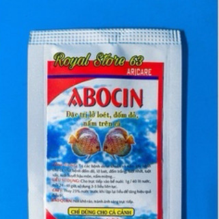 Abocin Arc Thái Lan diệt lỡ loét, đốm đỏ, nấm cho cá cảnh (5gram)