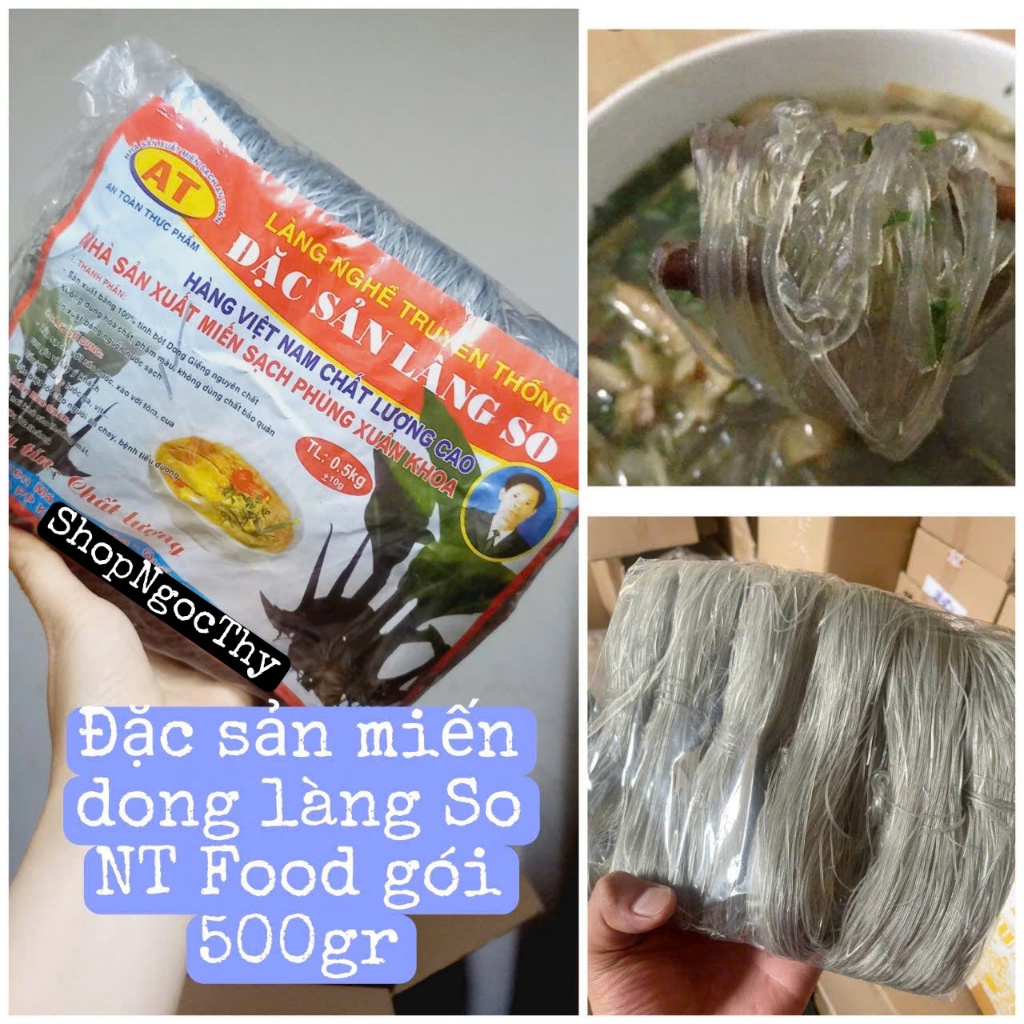 Đặc sản miến dong riềng làng So dai ngon không bở gói 500gr | Shopee ...