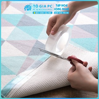 Băng keo 2 mặt siêu dính chắc trong suốt đa năng, miếng dán chống trượt đa năng miếng dán dính mạnh không để lại vết keo