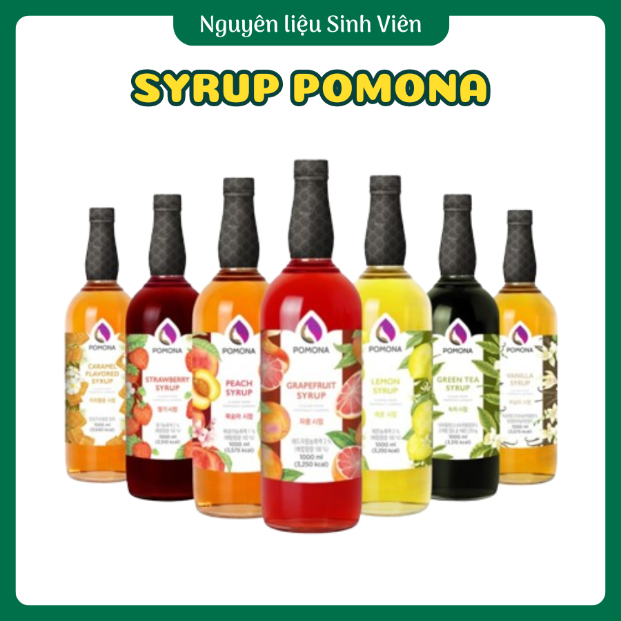 Syrup Pomona đủ vị (1000ml) | Shopee Việt Nam