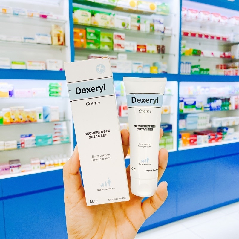 Kem Dexeryl Pháp dưỡng ẩm 50g, dưỡng da cho bé mịn màng, bé da khô, chàm, da cơ địa