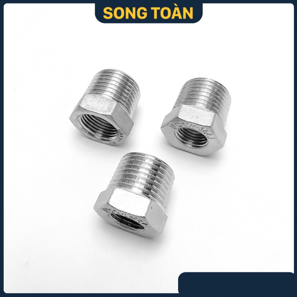 Cà Rá Inox 304 17 x 13, Nối Ren Ngoài Ren Trong Inox SUS 304 - Lơ Thu ...