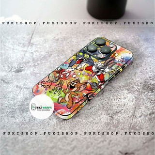 Miếng dán Skin Mặt Lưng / Ốp Lưng Tom Jerry MS03  FULL VIỀN Dành cho 15 pro max 14 pro max 13 pro max  - Fukishop