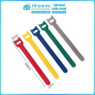 Dây buộc cáp Velcro Tự dính Lưu trữ Sạc Cáp Tai Nghe Dây đeo ràng buộc Dây buộc cáp cố định gọn gàng chống rối gọn gàng