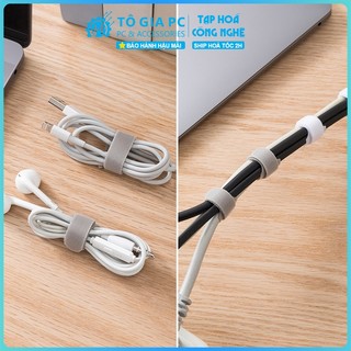 Dây buộc cáp Velcro Tự dính Lưu trữ Sạc Cáp Tai Nghe Dây đeo ràng buộc Dây buộc cáp cố định gọn gàng chống rối gọn gàng