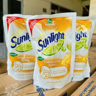 Combo 3 Nước Rửa Chén Sunlight Thiên Nhiên túi 200g (hàng KM)