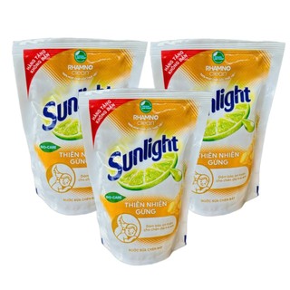 Combo 3 Nước Rửa Chén Sunlight Thiên Nhiên túi 200g (hàng KM)