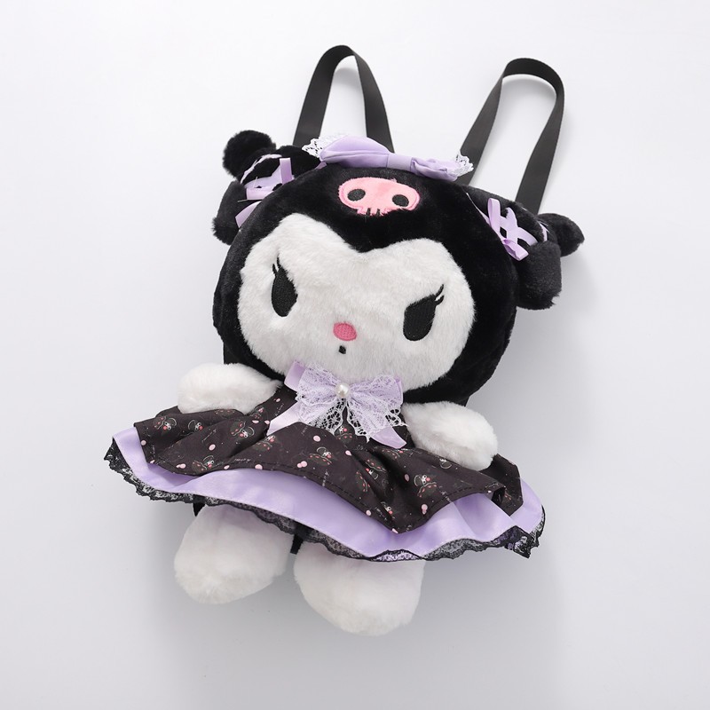 Balo Kuromi Melody Đáng Yêu Balo Gấu Bông Kuromi,Melody Kích Thước 32C Túi Kuromi,Melody Sang Trọng