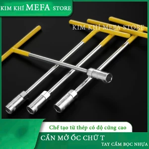 Tay mở ốc chữ T bọc nhựa - Tay vặn khẩu chữ T vặn ốc từ 8-19 mm