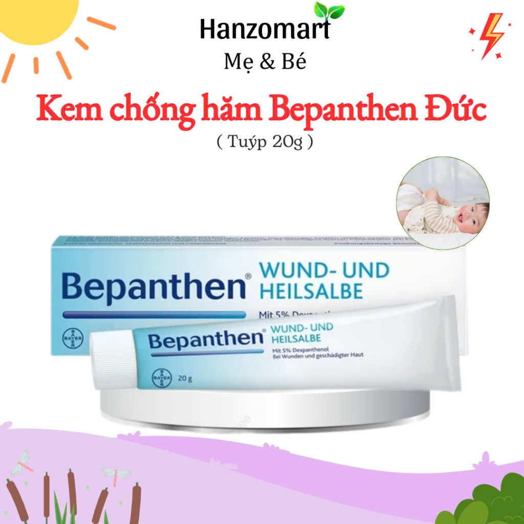 Kem chống hăm Bepanthen 20mg Đức