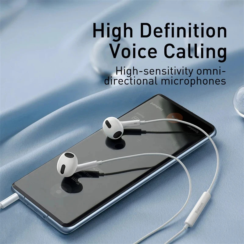 Tai Nghe Baseus Encok 3.5mm lateral in-ear Wired Earphone H17