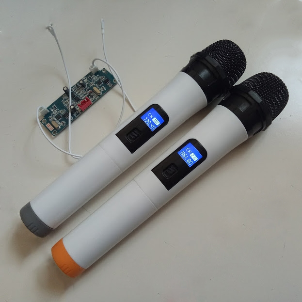 Bộ 2 micro cho loa kéo trắng bo mạch rời | Shopee Việt Nam