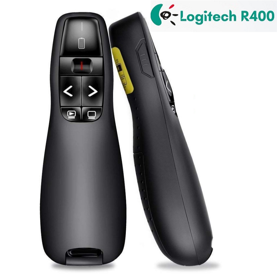 Bút Thuyết Trình Bài Giảng Họp Laser Logitech R400 Trình Chiếu Slide ...