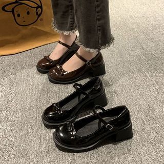 [LÙI 1 SIZE] Giày Đế Đốc Nữ Cao 5P Đính nơ chất da mềm êm chân thời trang phong cách Hàn Quốc
