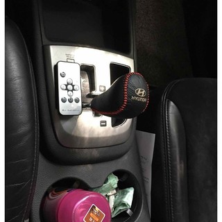 Bọc da cần số phanh tay Hyundai Avante, I30, Elantra, Accent số tự động đời dưới 2014 ( loại cần số trơn không có lẫy)