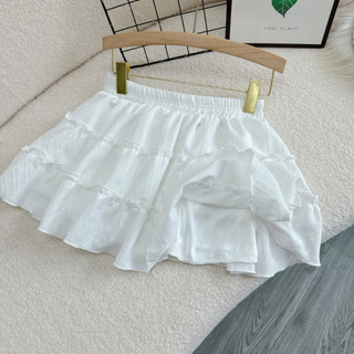 Chân Váy Xòe Ngắn Chữ A Dễ Thương Phối Bèo Lưng Chun Có Bảo Hộ Vải Xốp Đôi CÓ BIGSIZE CV409