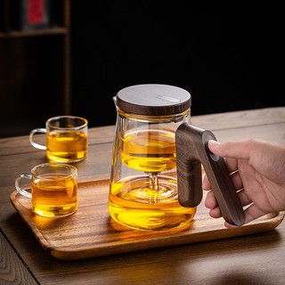 Ấm pha trà văn phòng sang trọng, Bình pha trà thủy tinh chịu nhiệt