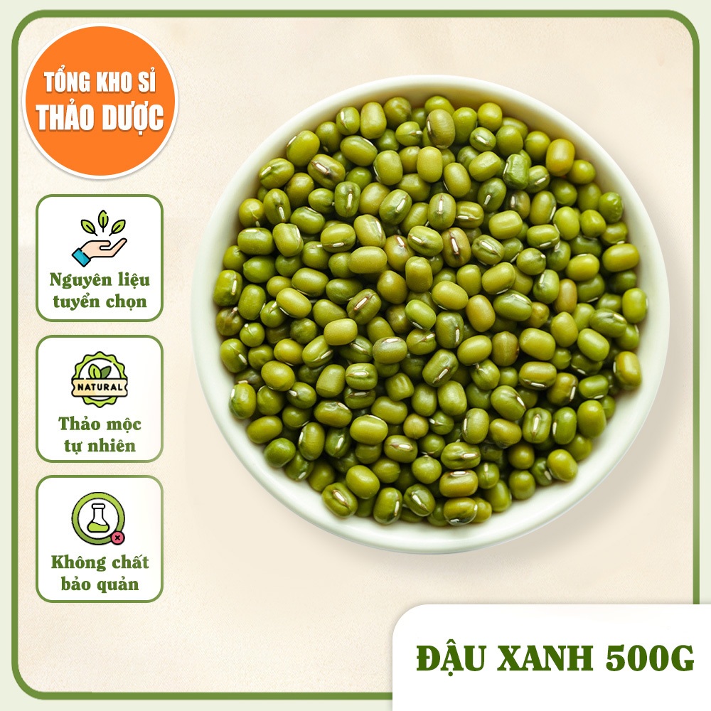 Đậu Xanh 500g (Đỗ Xanh Nguyên Vỏ) | Shopee Việt Nam