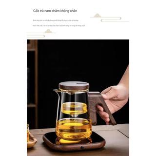 Ấm pha trà văn phòng sang trọng, Bình pha trà thủy tinh chịu nhiệt