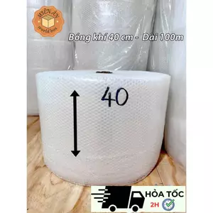 40cm x 100m - Cuộn bóng khí xốp hơi xốp nố, đóng hàng, gói hàng