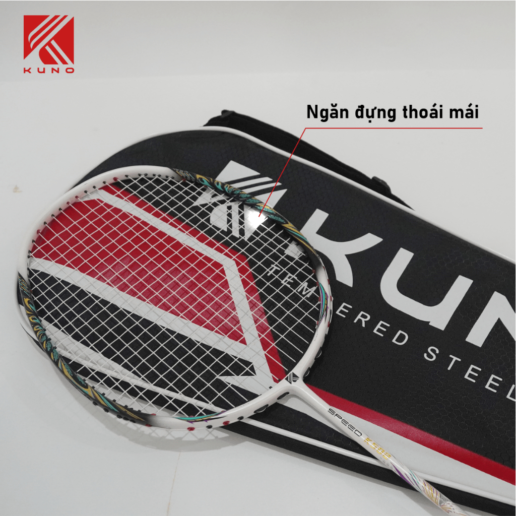 Ảnh Túi Đựng Vợt 1 Ngăn KUNO Chống Thấm Nước, Bào Mòn, Ngăn Chứa Lớn - K001 3