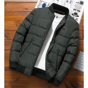 ÁO KHOÁC PHAO NAM BOMBER PHỐI LOGO CHẰN BÔNG 2 LỚP ẤM MÙA ĐÔNG DỄ MẶC PHÙ HỢP THỜI TRANG