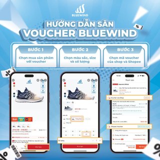 Giày Thể Thao Nam Nữ BLUEWIND Êm Mềm Trẻ Trung Dẽ Phối Đồ 68372