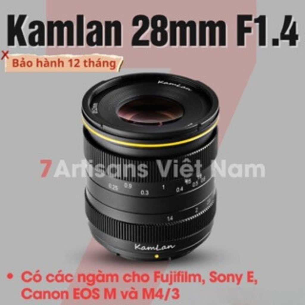 値下げ】Kamlan FS 28mm F1.4 Eマウント レンズ KamLan 28mm F1.4